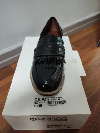 Mocasines Negros Venca Talla 41