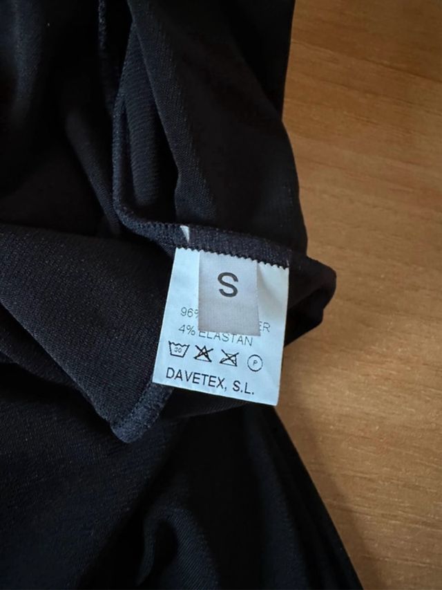 Falda flamenca negro