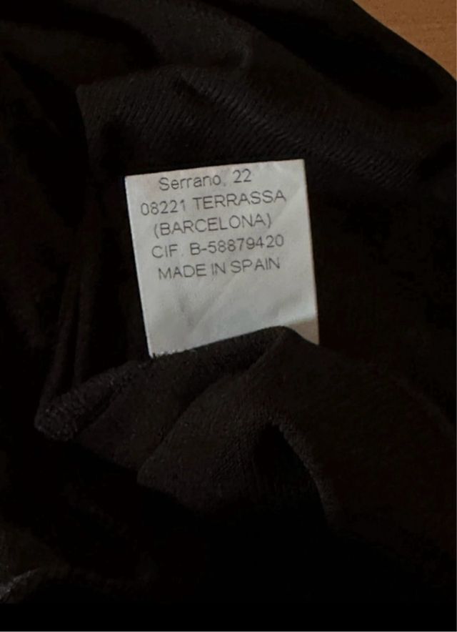 Falda flamenca negro