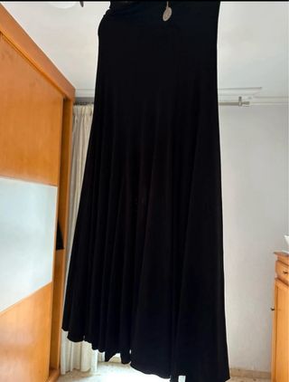 Falda flamenca negro
