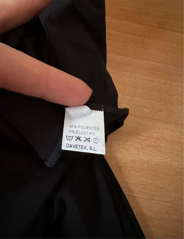 Falda flamenca negro