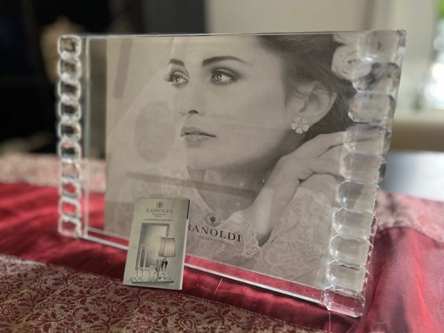 Cornice porta foto Ranoldi in cristallo 29x19