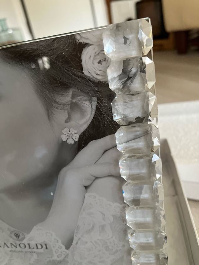 Cornice porta foto Ranoldi in cristallo 29x19