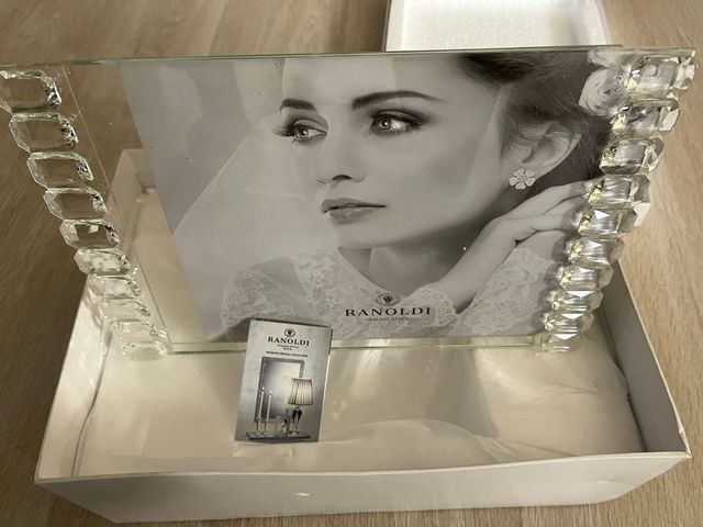 Cornice porta foto Ranoldi in cristallo 29x19