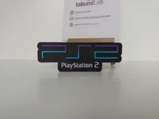 Letrero PS2 | Logo PlayStation 2 3D