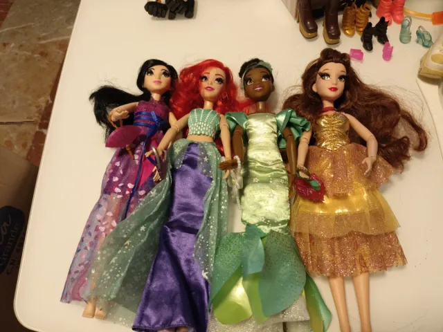 Lote 4 Princesas Disney