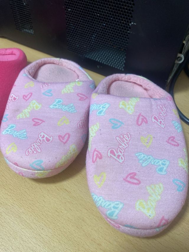 Pantuflas Barbie Invierno Casa