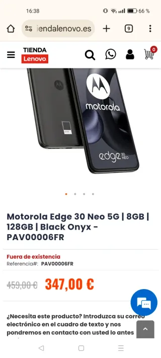 Motorola Edge 30 Neo con confezione eco-compatibile