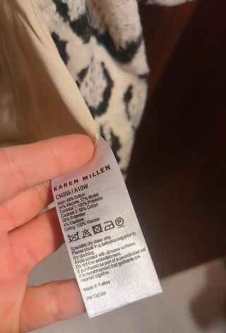 Abrigo Karen Millen Animal Print