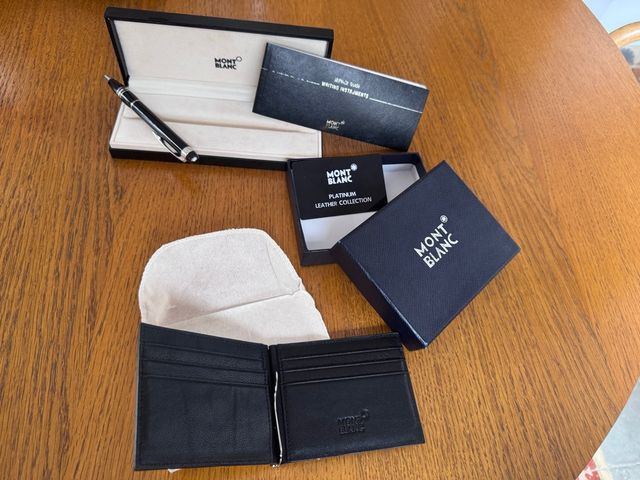 Bolígrafo y Billetera Montblanc