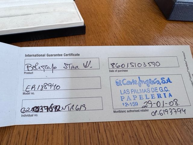 Bolígrafo y Billetera Montblanc