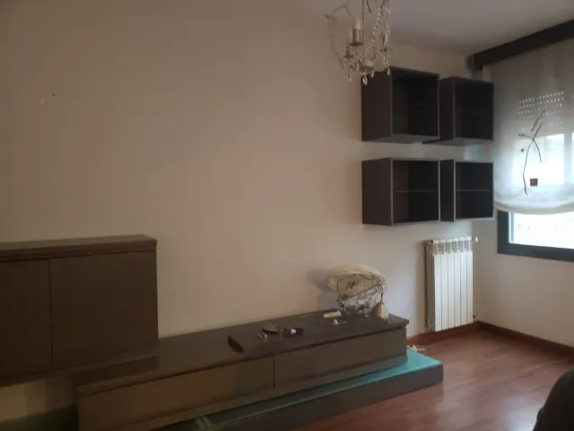 Mueble de salón con luz