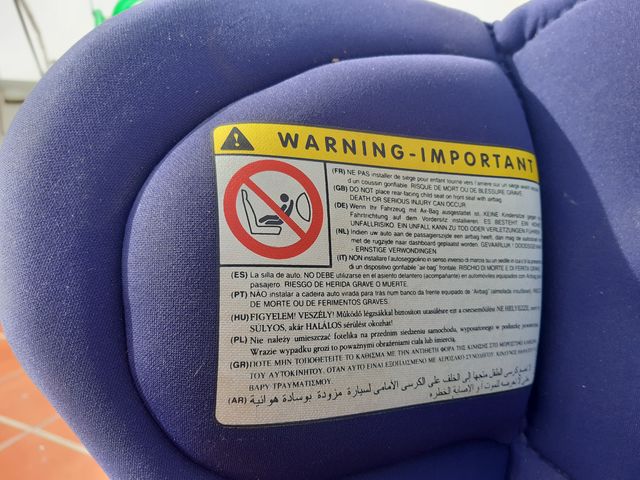 2 Sillas coche bebé. Se venden por separado tambie