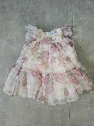 Monnalisa vestito tulle bambina 12M