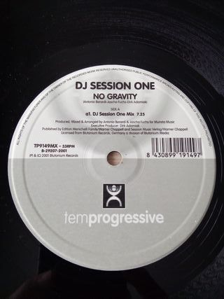 DJ SESION ONE - NO GRAVITY - VINILO REMEMBER