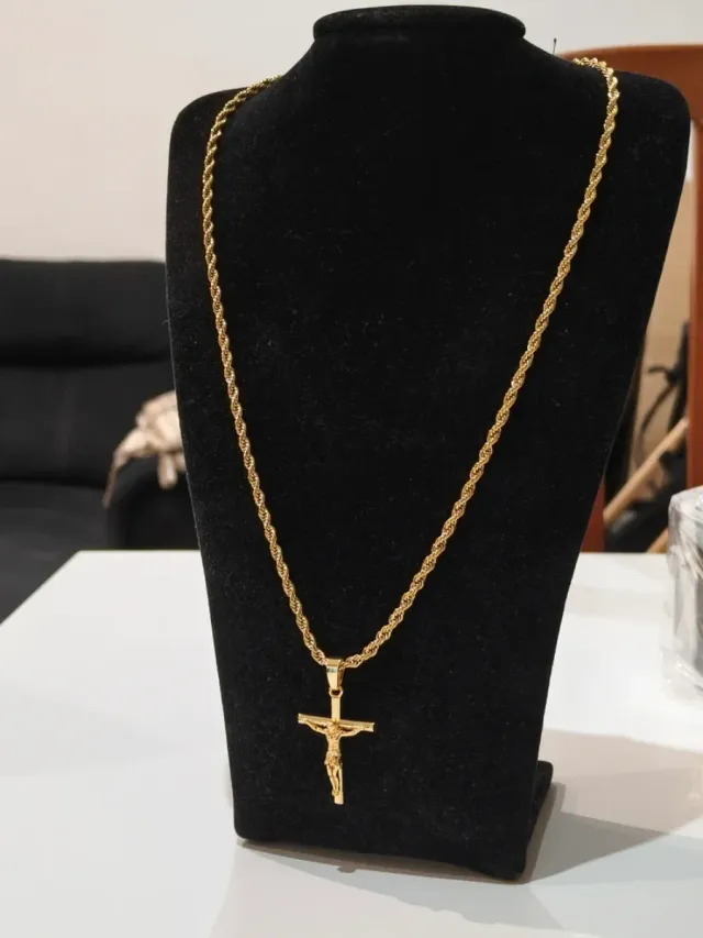 Cordón laminado en  18k 60cm