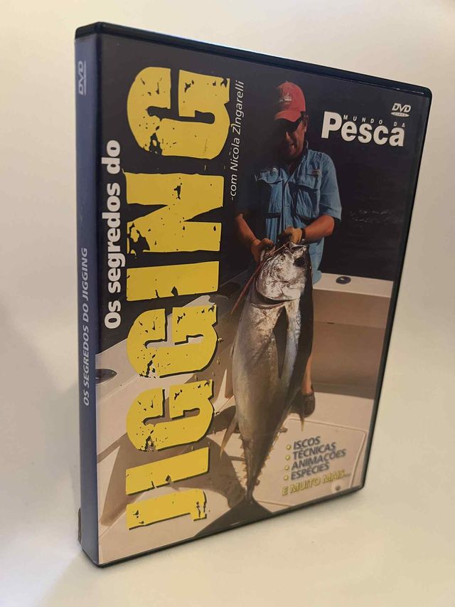 DVD Os Segredos do Jigging - Pesca
