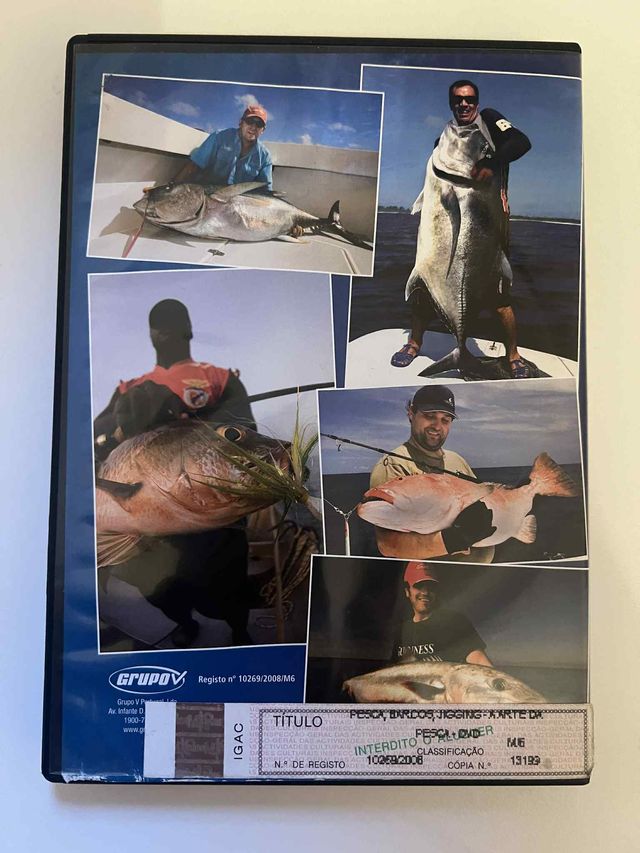 DVD Os Segredos do Jigging - Pesca