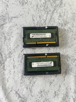 2x Micron DDR3 2GB RAM PC3-8500S