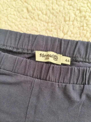 Leggings azules con botones