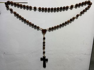 Rosario de madera grande