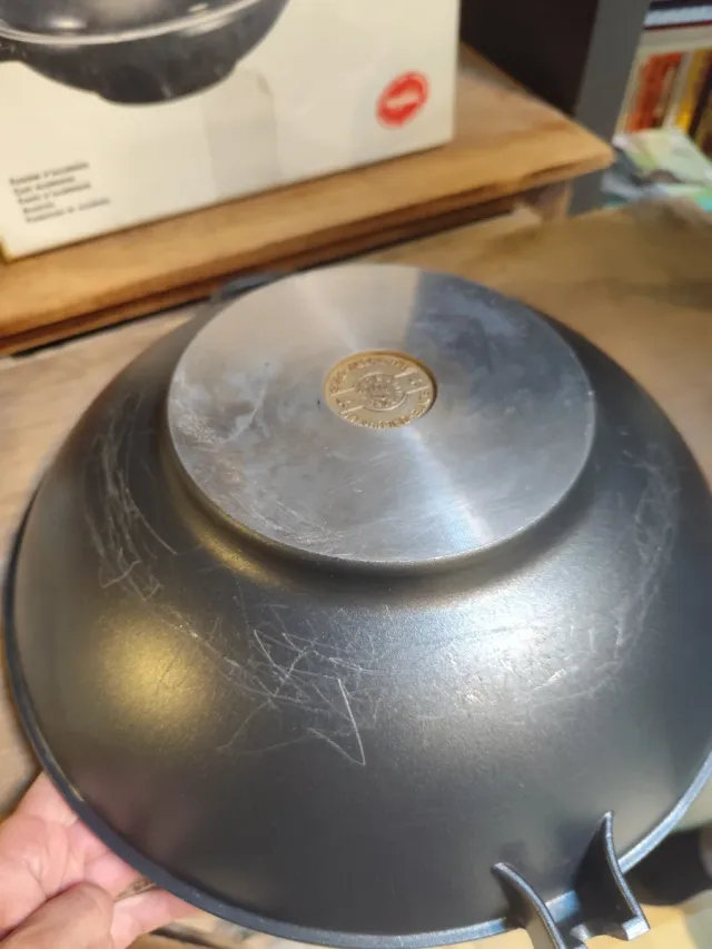 Wok Elegance Chef Aluminio Fundido con Tapa