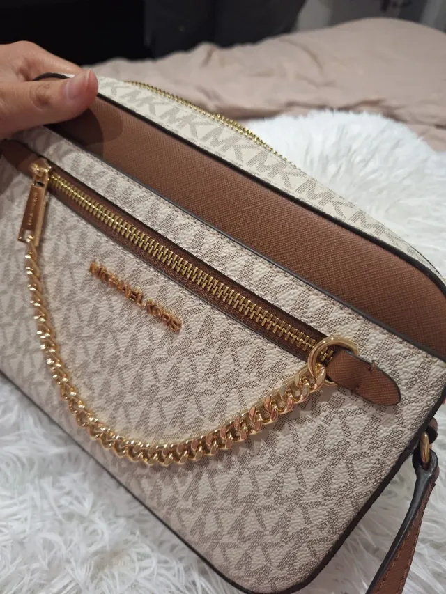 Bolso Michael Kors Beige y Marrón