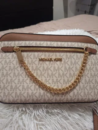 Bolso Michael Kors Beige y Marrón