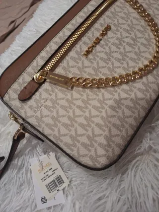 Bolso Michael Kors Beige y Marrón