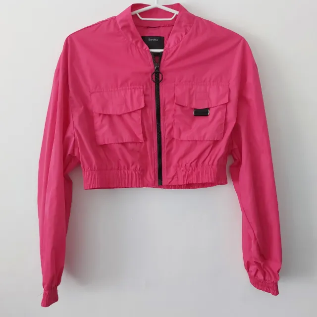 Chaqueta Torera Rosa Corta ...finita..