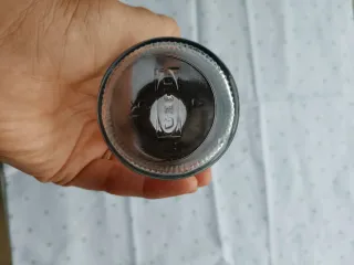 Azucarero de mesa de cristal y acero
