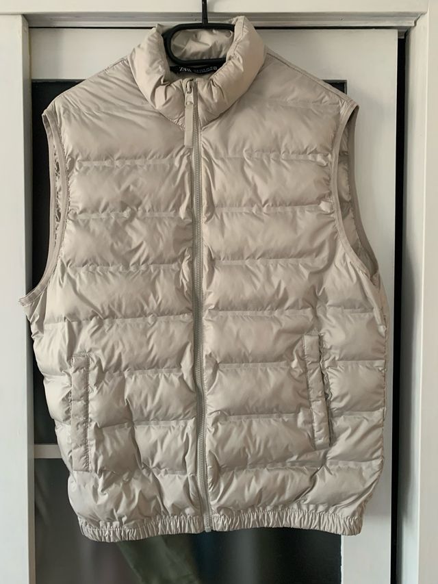 Chaleco Zara Beige