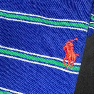 Polo Ralph Lauren a righe blu e verdi taglia L