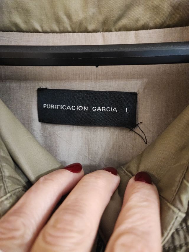 Parka Purificación García verde