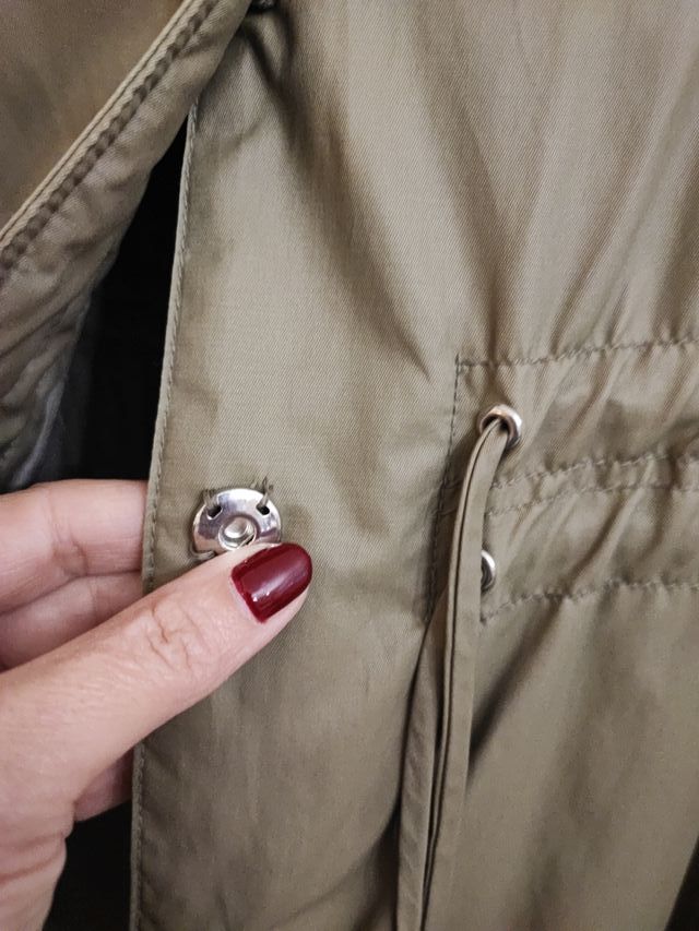 Parka Purificación García verde