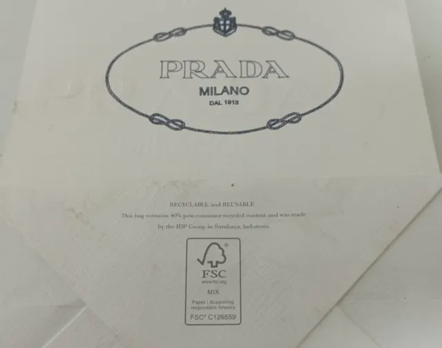 Bolsas de papel Prada