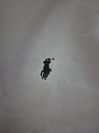 Sudadera Ralph Lauren Blanca Cremallera