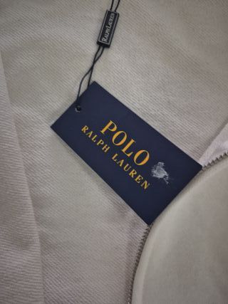 Sudadera Ralph Lauren Blanca Cremallera