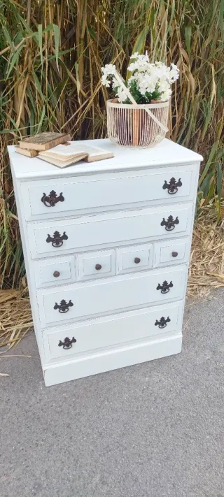 Cómoda Americana Blanca Estilo Chabby Chic