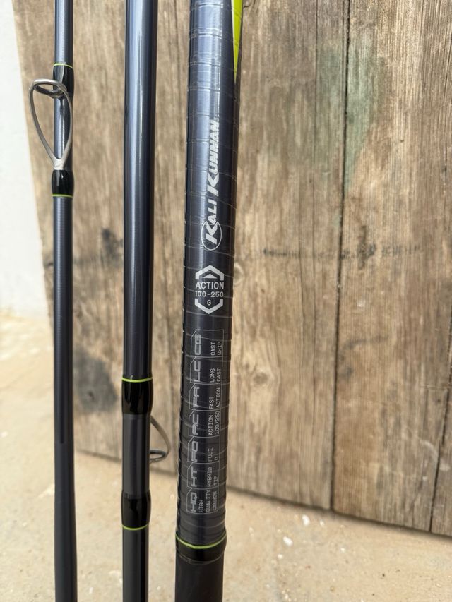 Cañas de pescar y carretes