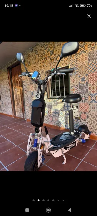 Patinete Ecoxtrem1000w en muy buenas condiciones