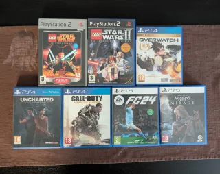 Lote de Juegos PS2, PS4 y PS5
