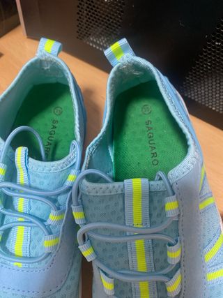 Zapatillas SAGUARO Mujer T.39 Azul y Verde