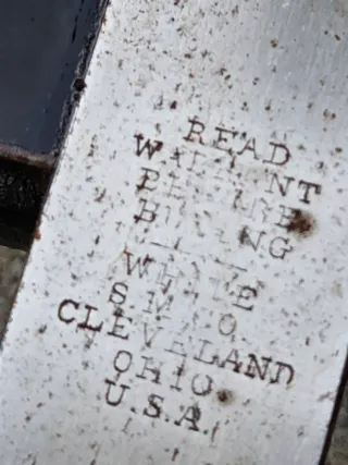 Máquina de coser antigua WHITE siglo XIX