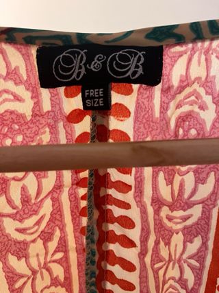 Vestido B&B talla única estampado