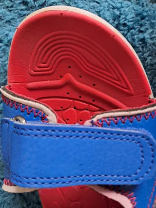 Sandalias Verano Niños Azul/Rojo