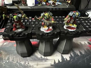 mango/soporte pintado miniaturas Warhammer, etc.