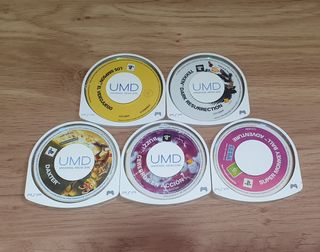 Lote 5 Juegos PSP UMD