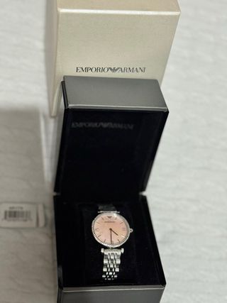Reloj Emporio Armani Rosa y Plateado