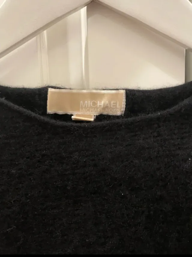 Chaleco Michael Kors Negro Cachemira